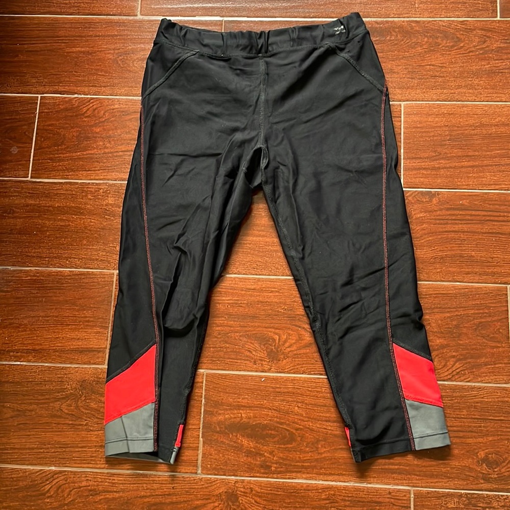 ¾ length running pants, sz M